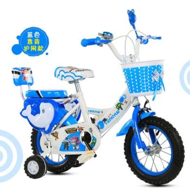 China Steel Mermaid Kid's Bike For Girls With Training Wheels And Basket for sale