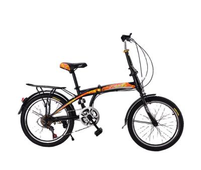 China FOLDING BIKE JUARA Stock City Ready Wholesale Steel Frame 7 Speed ​​20 Inch Folding Bike For Adults for sale