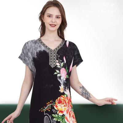 China Muslim long dress 2020 the latest Dubai muslim elegant abaya fashion casual islamic long dress for sale