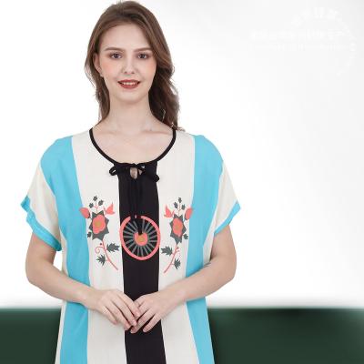 China 2020 islamic clothing stylish and casual muslim abaya printing enlarged african pajamas 0630 for sale