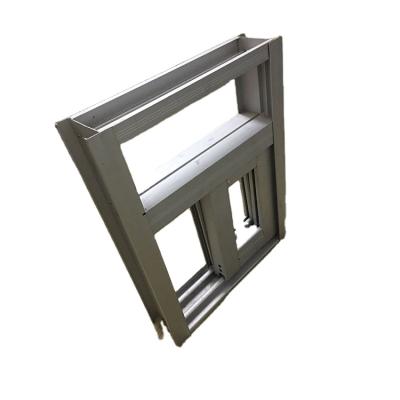 China Modern Aluminum Glazed Design Folding Sliding Window Sliding Window Vertical View Double Screen Sliding Windows With Mosquito Net for sale