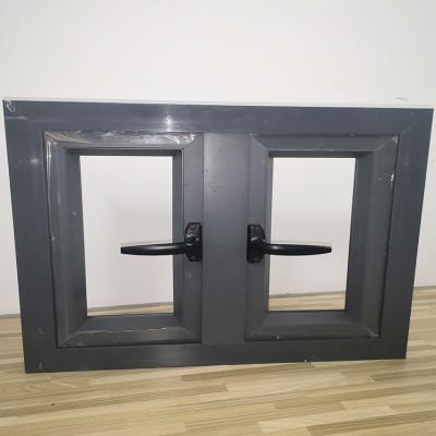 China Folding Single Aluminum Screen Frame Insulated Soundproof Casement Windows For Residential Buildings for sale