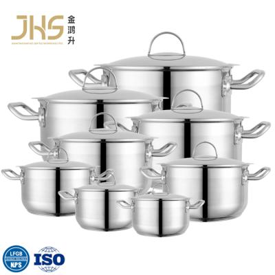 China JHS Restaurant Use Sustainable Casserole Set Cooking Pot Set Cookingware Set Cooking Pots for sale