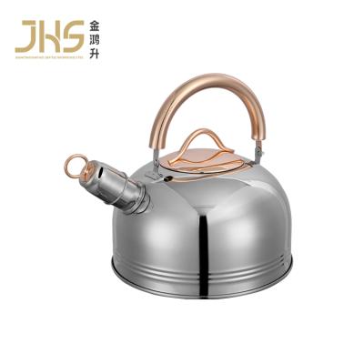 China Sustainable OEM Customized 2.5L Camping Whistling Water Kettle Whistling Kettle For Stove Top for sale