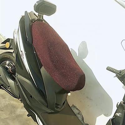 China Breathable Red And Black Motorcycle Air Cushion Cover for sale