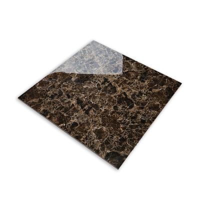 China Dark brown glazed marble threshold of ceramic tile interior hallway tiles, office floor porcelain dark brown marble tiles, dark marble tiles for sale