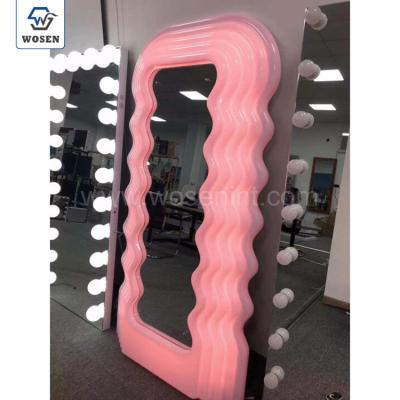 China Modern ultrafragola mirror collection illuminated dressing table mirror with lights Guangzhou mirror factory for sale