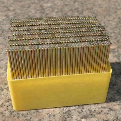 China meite 14ga high quality high carbon steel flat concrete nails for concrete nailer st64 for wiring conduit and skirting board for sale