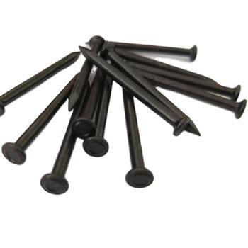 China OEM Flat Nail /M4 *50 Stainless Steel Service Customized Black Coated Wood Nail for sale