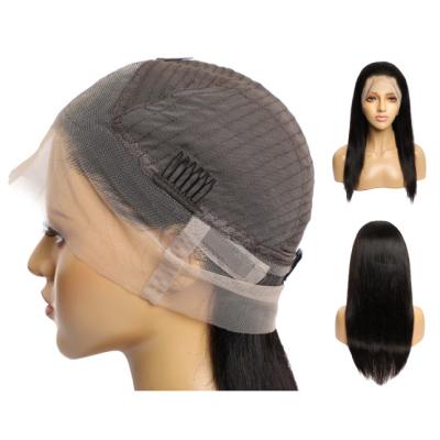 China 2022 Silky Straight Hot Sales Factory Wholesale High Quality RTS 360 Full Lace Wig Natural Color Remy Hair Straight Virgin Hair Wigs for sale