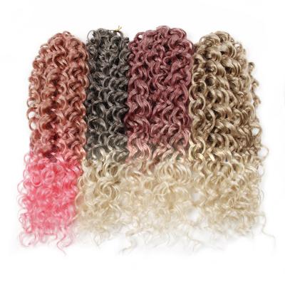 China Wholesale 2022 Synthetic Hair Surf Crochet Hair 24 Inch Ombre Loop Hawaii Hair Goddess Locs Braiding Spiral Loops Crochet Hair Extension for sale