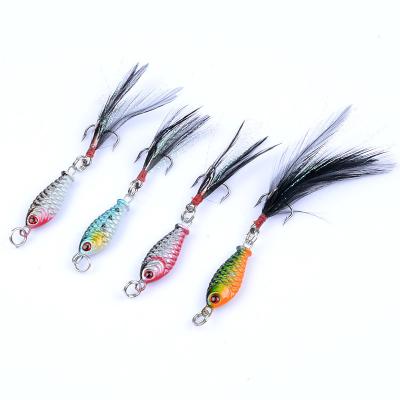 China 3.2CM Metal Vibration 5G VIB Spinning Bait Spinner Spoon Lures Fishing Baits Trout Winter Fishing Hard Bait Tackle PESCA Leqingliediao for sale