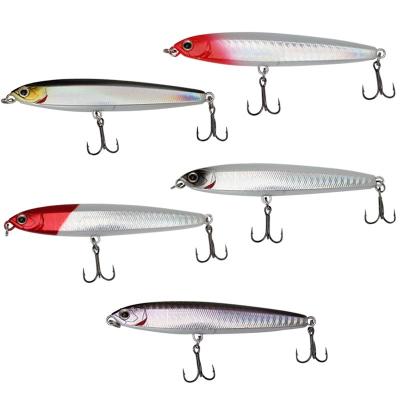 China 10/14/18/23g Fishing Lure Minnow Bait With Long Treble Hook Water Flight Ghost Pencil Launch Downhill Lure Bait PESCA Weihailiansen for sale