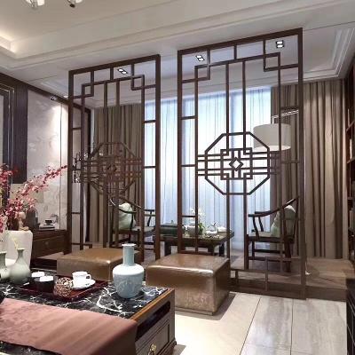 China Traditional Chinese Gold Color Stainless Steel Room Divider Metal Screen Partition Black Bronze Rose-Gold PVD Plating Titanium for sale