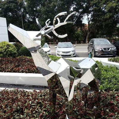 China Style Can Be Customized Garden Art Sculpture Stainless Steel Abstract Custom Sculpture for sale