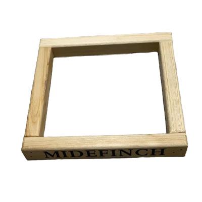 China MIDEFINCH Wood Amazon Selling Custom Wooden Double Sided Picture Frame Glass Square Picture Frame Wholesale for sale