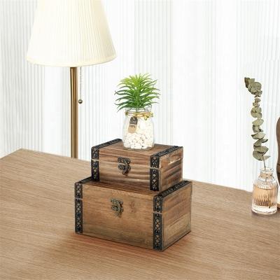 China Hot Wedding Party Wood Table Craft Decoration Supplies Voting Wedding Decoration Centerpiece Tree Sale Wooden Box for sale