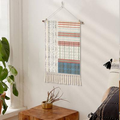 China New Waterproof Cheap Custom Woven Handwoven Tapestry Cotton Homestay Wall Hanging Kids Room Hanging Decoration for sale