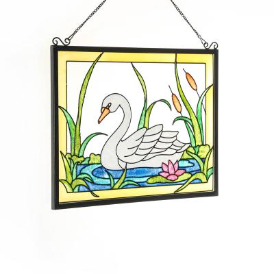 China Fashion Minimalist Home Wall Hanging Decoration Glass Paintings For Home Decor Wall Painting Stained for sale