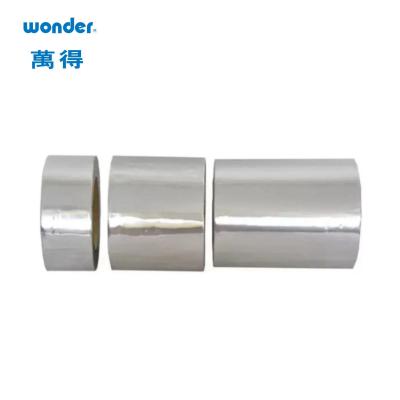 China Kleverige aluminiumfolie tape 30m lengte decoratief zilver acryllijm Te koop