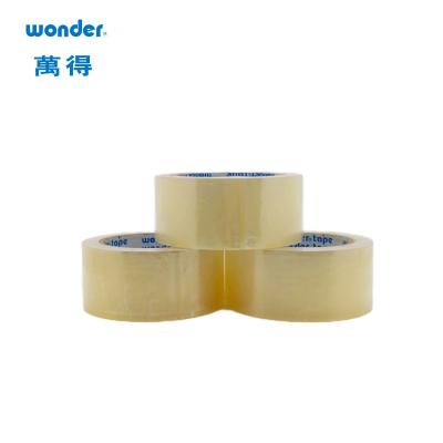 Chine Tape d'emballage BOPP transparente de 48 mm x 50 m adhésif sensible à la pression de fusion à chaud à vendre