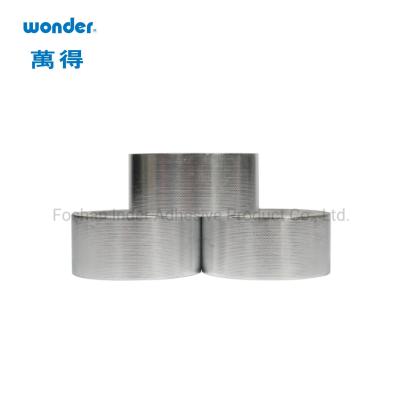 China Kleefband van aluminiumfolie zonder voering 0,108 mm dikte Te koop