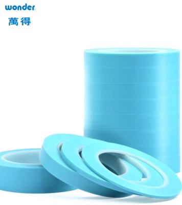 China Blaue PVC-Klebstoffbänder 0,12 mm Dicke Wunderfeinlinie Maskenklebstoff zu verkaufen