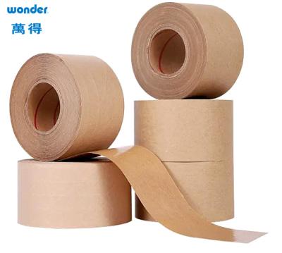 China Schrijfbaar afdichtingsband van geactiveerd kraftepapier met water 1200 mm breedte Te koop