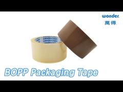 Adhesive BOPP Packaging Tape Water Based Acrylic High Elongation