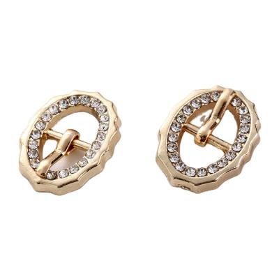 China Shoe Buckle Factory Sales Ladies Fashion Gold Pin Shoe Pin Buckle for sale