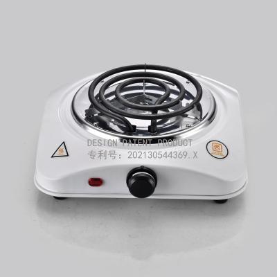 China 2020 New Design Household Patent Product Portable Electric Single Burner Stove Hot Plate Coil Thermostat 1000w Electric Cooking OEM New for sale