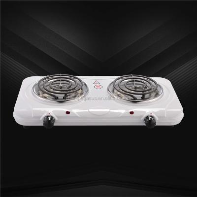 China Excellent Quality 2000W Household Hot Selling Household Cooker Griddle Hob Electric Heating Stove Hot Portable Multifunction Double Burner for sale