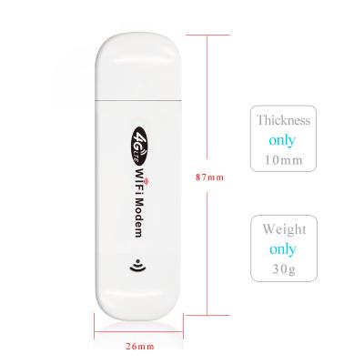 China Internal Unlocked 150Mbps 4G LTE FDD Router Wireless Modem With WiFi Dongle for sale