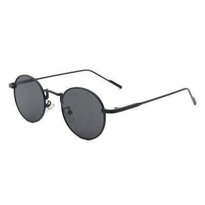 China Custom Round Sunglasses Metal Shape Sunglasses Wholesale Men's Metal Frame Sunglasses for sale