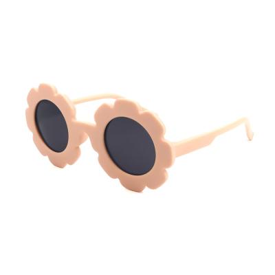 China Fashion Sunglasses Wholesale 2022 UV Protection Custom Logo Kids Flower Sunglasses Kids Sunglasses for sale