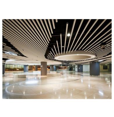 China Artistic Ceilings Metal Ceiling Extruded Tubular Baffle Ceiling For Shopping Mall for sale