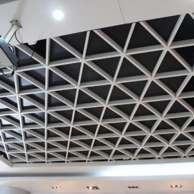 China Manufacturer Artistic Aluminum Grid Cell Ceilings Porcelain Cell Ceiling Open Fake Title / Grid Ceiling Cells For Designer for sale