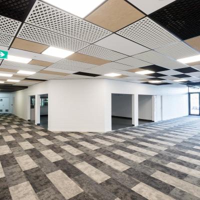 China Artistic Ceilings Installation T-Bar Metal Grid Ceiling Tiles Aluminum Suspended Open Cell Ceiling for sale