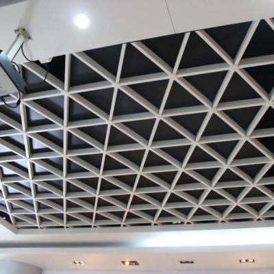 China Artistic Aluminum Triangular Grid Ceiling Aluminum Open Cell Ceiling Grid Ceiling for sale