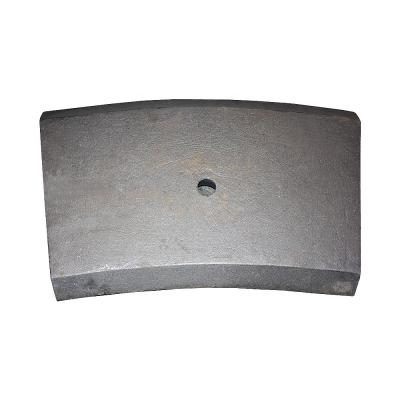 China Industrial OEM Industry Accessories Cast Iron Liner Plate Industrial Wear Spare Parts Cast Ductile Liner Cast Iron Foundry Products for sale