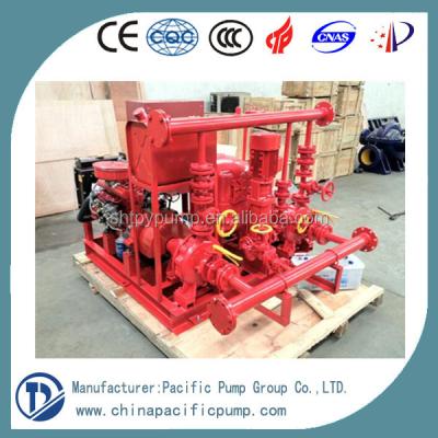 China FIRE EDJ Fire Fighting System Diesel Engine End Suction Pump , Jockey Pump For Fire Fight for sale