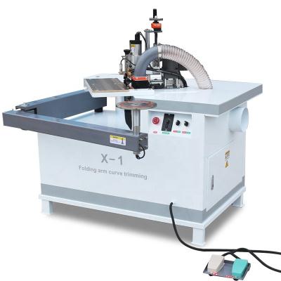 China Curve Edge Woodworking Trimming Machine Mdf Board Production Line For Kitchen Cabinet en venta