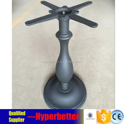 China About 80 different styles powder coated cast iron table legs for marble table top for sale