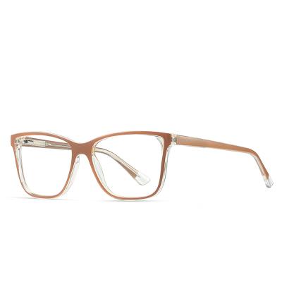 China Resin blue light optical frames PF2015 anti lens anti optical frames computer glasses anti radiation fashionable square glasses for sale