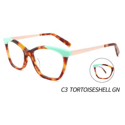 China YD1062 Luxury Optical Frames Ladies Men Frames Optical Glasses Glasses Retro Adult Green Adult Frame for sale