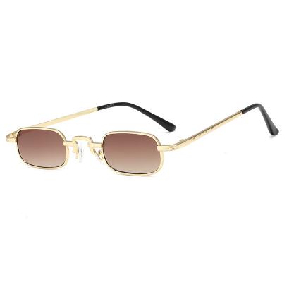 China 2021 Factory direct sale UV400 vintage rectangle metal kids sunglasses ZS3111 fashion sunglasses retro for sale