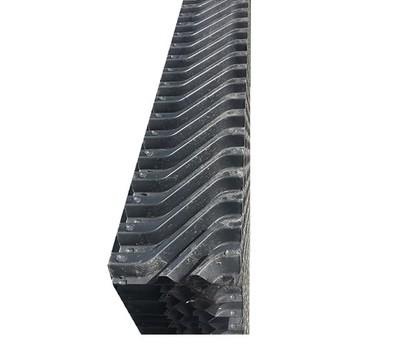 China Drift Eliminator In Cooling Tower Black Honeycomb Cellular PVC Drift Eliminator for sale