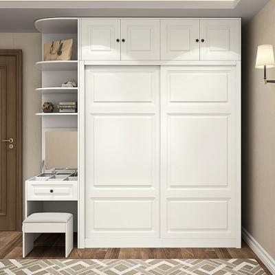 China Modern Custom Design Water Proof Wood Amoires Wardrobe for sale