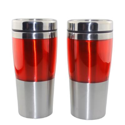 China Custom Business Car Stainless Steel Double Double Travel Coffee Mug Sustainable Gift Mug for sale