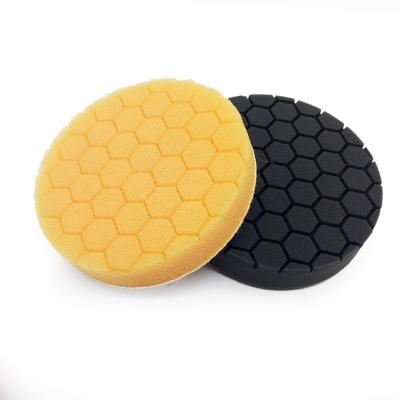 China BONNO China Sponge Drill Polish Pad Car Care Unique Design Hexagon Shape Foam Polish Pad Rolling for sale